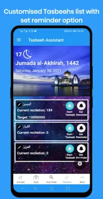 Tasbeeh Assistant android App screenshot 3